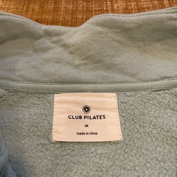 Club Pilates Iridescent Crop Half-Zip Pullover - Picture 5 of 6